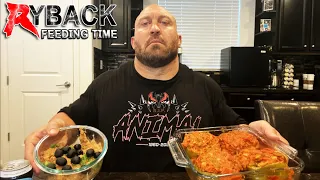 Ryback Feeding Time: High Protein Vegan Stuffed Green Bell Peppers with Homemade Beans Mukbang