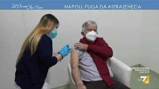 Napoli, fuga da AstraZeneca