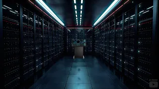 ASMR Server Room White Noise with Keyboard Typing Sound Ambience 6 Hours 4K - Sleep Relax Focus