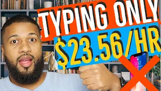 LEGIT NEW TYPING JOBS (UP TO $23.56 PER HOUR) PART TIME/FULL TIME - NO TALKING ON THE PHONE!