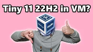 Running Tiny11 22H2 with 16GB HDD & 2RAM in VirtualBox