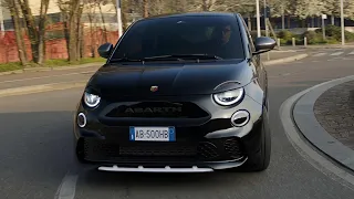 New 2023 Abarth 500e electric hot hatch is 🔥!