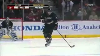 Bobby Ryan Overtime Penalty Shot Goal Against Detroit Red Wings [3/2/2011]