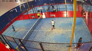 Padel recupero e contro smash di un x3