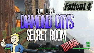 Fallout 4 | How to Find Diamond City's Super Secret Room | Tutorial