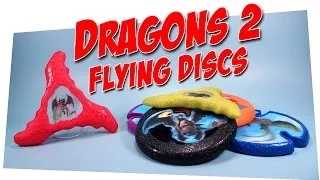 McDonalds How to Train Your Dragon 2 Happy Meal Frisbee Discs Collection