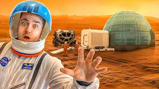 SURVIVING On MARS For 7 Days! Base Building Survival Challenge (The Movie)