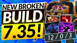 This NEW BROKEN Offlane Build is DISGUSTING (Patch 7.35) - Dota 2 Timbersaw Guide