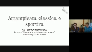 Montagna vissuta, tempo per pensare - Arrampicata classica e sportiva con Fabio Lasagni