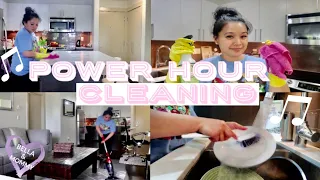 POWER HOUR CLEAN WITH ME || Cleaning Motivation || Music only