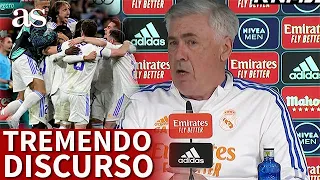 ANCELOTTI sobre la gran VIRTUD de esta plantilla que eriza la piel: la última frase es tremenda | AS