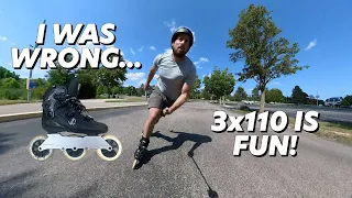 I Was Wrong About Endless 90 Frames 3x110 Setup - Inline Skating