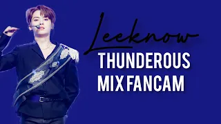 LEE KNOW STRAY KIDS - THUNDEROUS FANCAM MIX ( 리노 스기즈 - 소리꾼 )