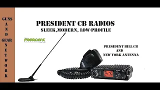 Low Profile CB Radio Setup (President Bill and New York Antenna)
