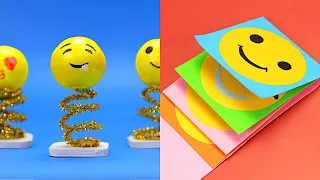 TOP  6 EMOJI CRAFT IDEAS  THAT WILL PUT A SMILE ON YOUR FACE || Everyday Crafts