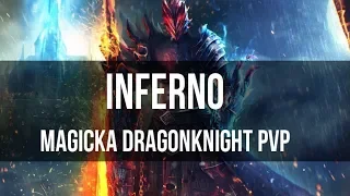 ESO Magicka Dragonknight PvP Build & Gameplay - Inferno - Scalebreaker