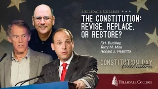 The Constitution: Revise, Replace, or Restore?