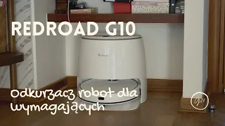 Redroad G10 - odkurzacz robot z funkcją mopa i ciekawą stacją dokującą.