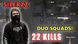 SILERZZ & Xheniii - 22 KILLS - M416 + Mini14 -  DUO SQUADS! - PUBG