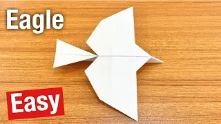 How to make Flying Eagle paper airplane - Origami Pesawat Kertas Burung Elang