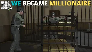 THIS GOLD ROBBERY MADE US MILLIONAIRE | GTA V GAMEPLAY