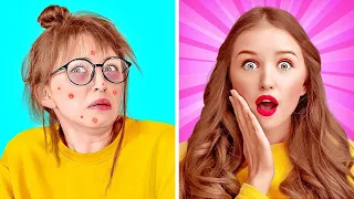 ZEIT FÜR EIN MAKEOVER! || Ultimative Mädchen-Hacks, die dir den Tag retten