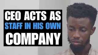 CEO ACTS AS STAFF IN HIS OWN COMPANY | Moci Studios