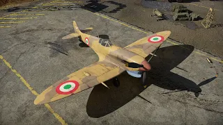 Italian spitfire in sim battles, war thunder