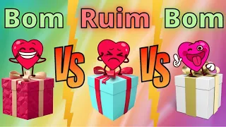 Escolha seu presente (Bom vs Ruim vs Bom) 🎁 Choose your gift Good Bad Good