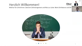Webinar für LehrerInnen: Zwischen Zeitmanagement und Mut zur Lücke: Work-Life Balance.