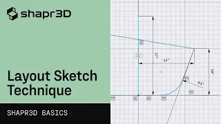 Layout Sketch Technique: Motorcycle Frame Design, part 1 | Shapr3D Basics