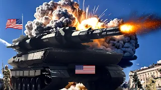 US Mission Successful! Giant American Tank Brutally Bombards Russian Military Base - ARMA 3