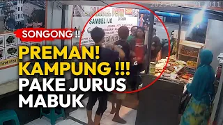 SONGONG🤣!!!! PREMAN KAMPUNG SOK JAGOAN | Rekaman CCTV