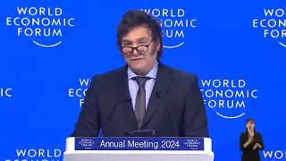 La conferencia completa de Javier Milei En Davos