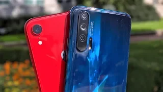 Honor 20 Pro vs iPhone XR Camera Comparison