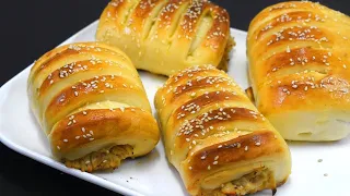 Chicken Bread Recipe With Oven and without Oven - Bakery Style Chicken Bread Recipe - Lively Cooking