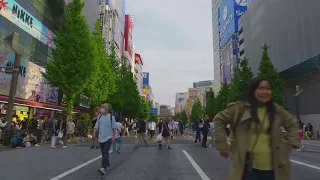 walk in tokyo shinjuku,aoyama akihabara