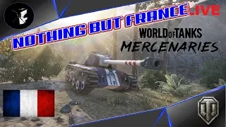 *RAGE INDUCING* World of Tanks: Mercenaries || PLAYING FRENCH TANKS