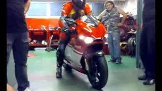 Ducati Desmosedici RR first ride in Milan