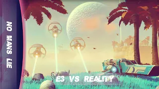 No Man's Sky - E3 Trailer vs Reality