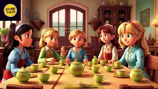 THE TIME TRAVELING TEA PARTY....stories for kids.bed time stories for kids.