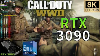 Call of Duty: WW2 8K | RTX 3090 | i9 10900K 5.2GHz | Maximum Settings