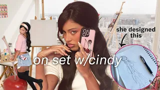 Cindy Kimberly Photoshoot - Behind the Scenes