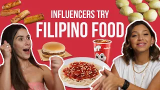 ABU DHABI INFLUENCERS TRY FILIPINO FOOD by THE SKWAD