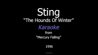 Sting  — The Hounds Of Winter (Karaoke)