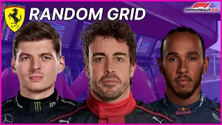 RANDOMISED F1 GRID | F1 Manager 23 & F1 Chat