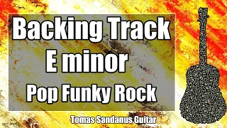 E minor Backing Track - Em - Pop Funk Rock Guitar Jam Backtrack | TS 95
