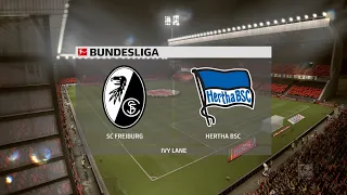 FIFA 20 | Freiburg vs Hertha Berlin - Bundesliga | 16/06/2020 | 1080p 60FPS