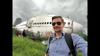 Bangkok's URBAN Airplane Graveyard - ABANDONED Boeing 747 Jumbojet from inside and above 4k (DRONE)