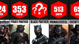 ALL BLACK PANTHER FROM DIFFERENT UNIVERSE - Comparison